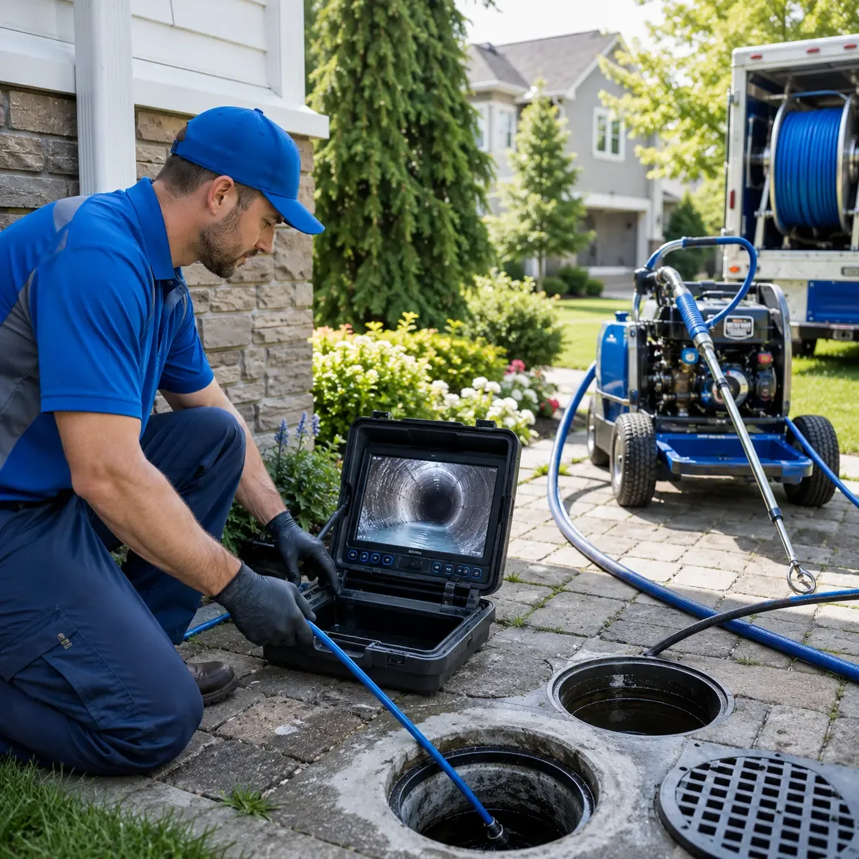 Outdoor drain cleaning professionals serving Lyons, GA